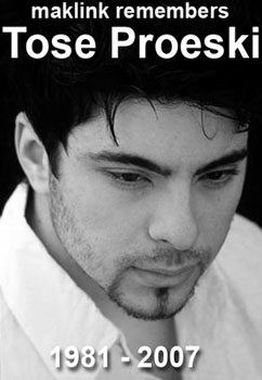  Images on Tose Proeski Dies In Tragic Car Accident   Prlog