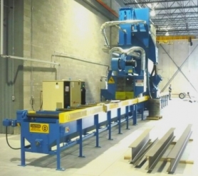 Wheelabrator Roll Conveyor