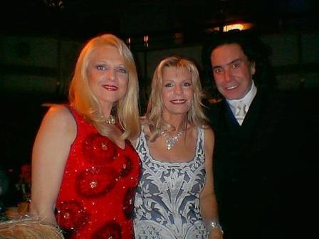 Socialite Margo Catsimatidis, Princess Yasmin Aga Khan and Rodolfo Valentin