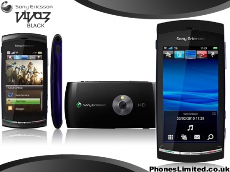 sony ericsson vivaz blue. Black Edition Sony Ericsson