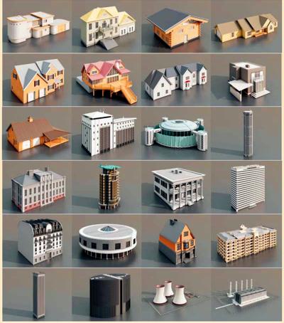 cool 3d buildings