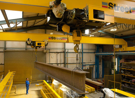 Street Crane Company, has launched a single girder hoist for safe lifting