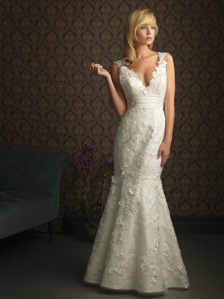allure bridal trumpet gown
