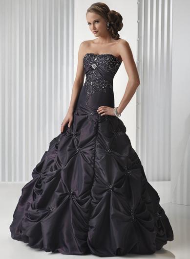 berry evening gown
