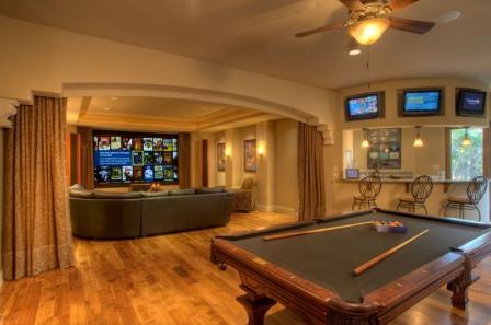 Sterling Custom Homes Offers Premier Game and Media Room Combos 