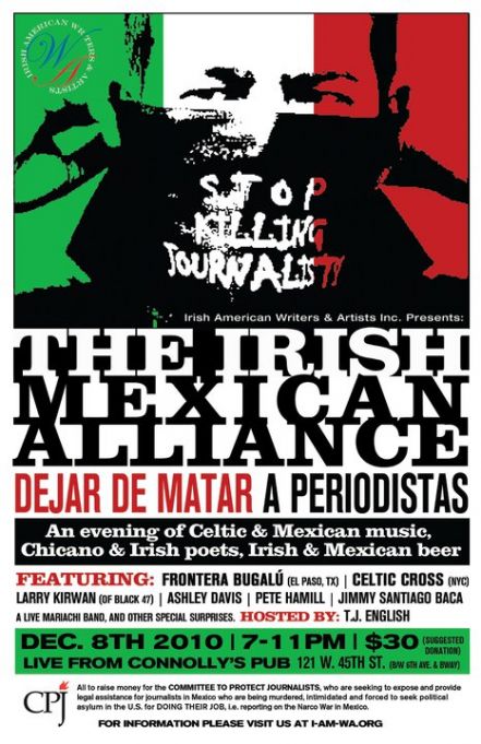 ... Daybook Item: Irish-Mexican Alliance In Support Of Journalists' Rights
