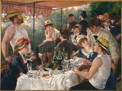 Boating On The Seine By Renoir. Luncheon of the Boating Party