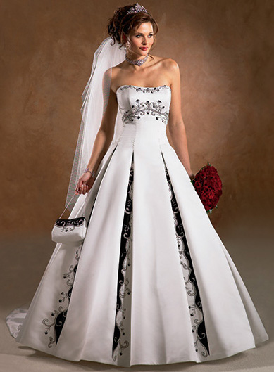 wedding dresses with color. HSC0009 new wedding dresses