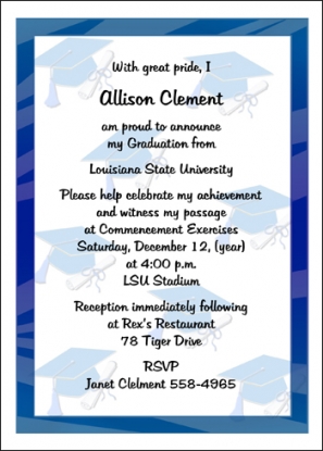 Sayings Graduation Announcements, Graduation Invitation Saying and ...