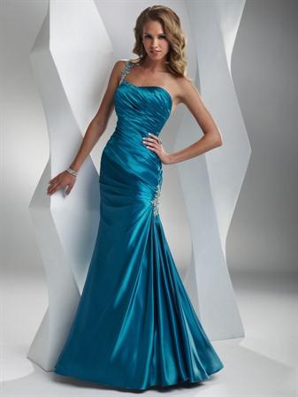 Formal Evening Dress on Island Blue Scarlet Steel Prom Dresses Beaded   Prlog