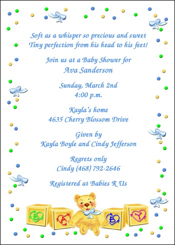Baby Shower Photo Invitations on Invitation Baby Shower For All Type Baby Showers Parties   Prlog