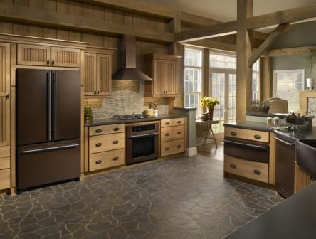  Kitchen Appliances on Bronze Appliances Add Warmth To A Colonial Kitchen Design   Prlog