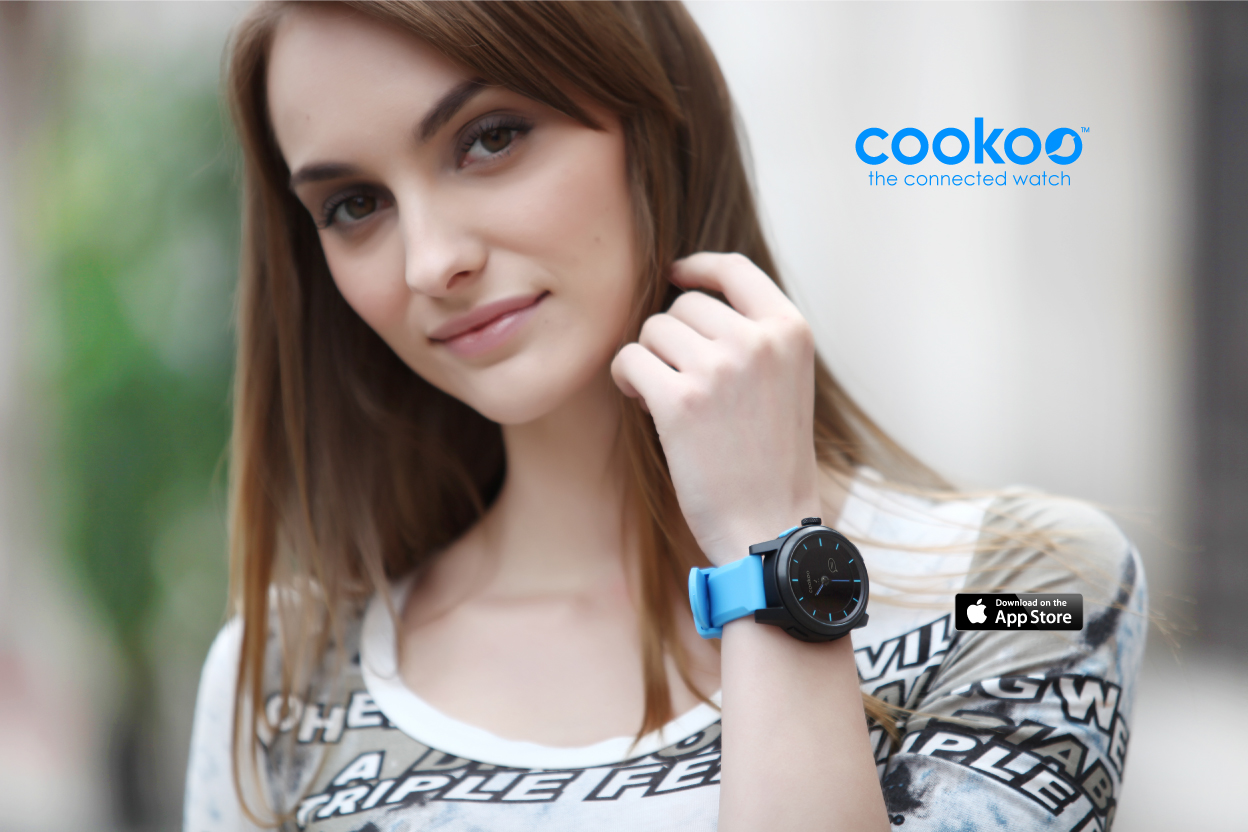 COOKOO watch blue fashion female watch - 12161961-cookoo-watch-blue-fashion-female-watch