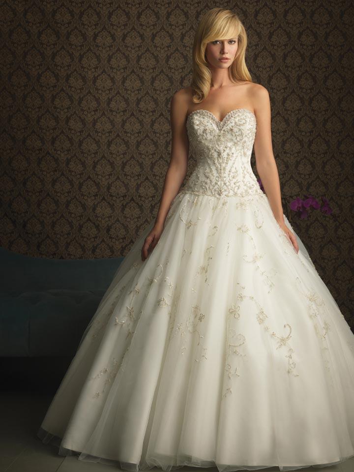 Ivory Strapless Ball Gown Unique  Simple designer  Wedding  