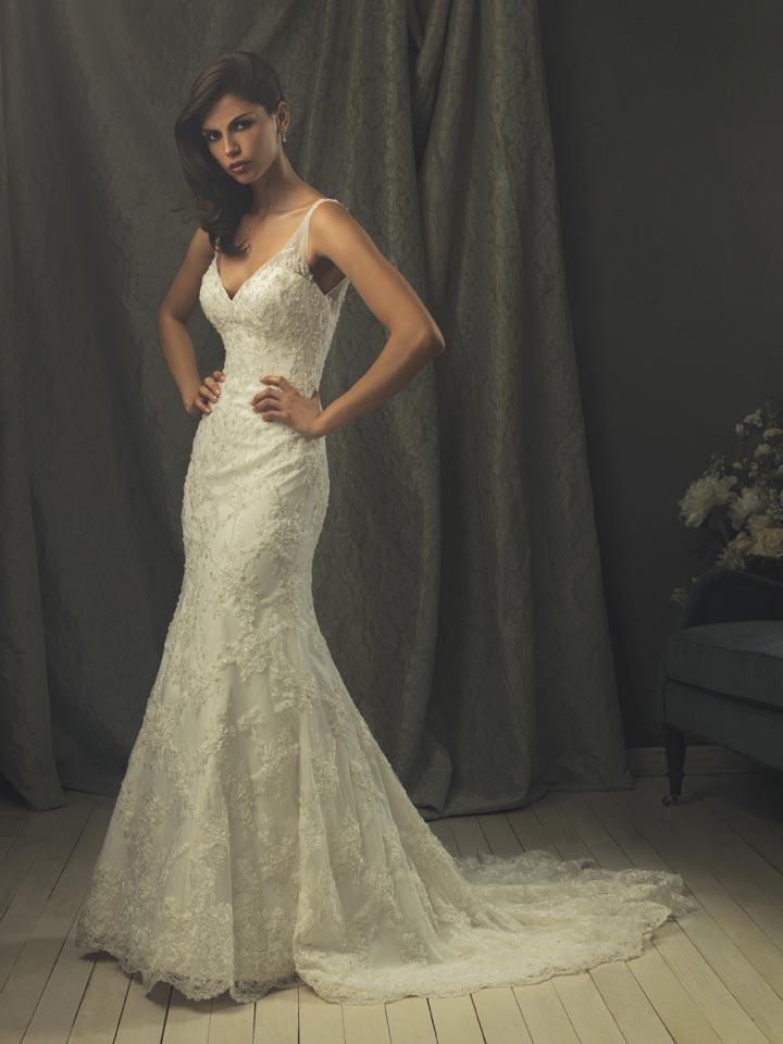 Hot Lace Mermaid Vintage  Wedding  Dresses  zoombridal 