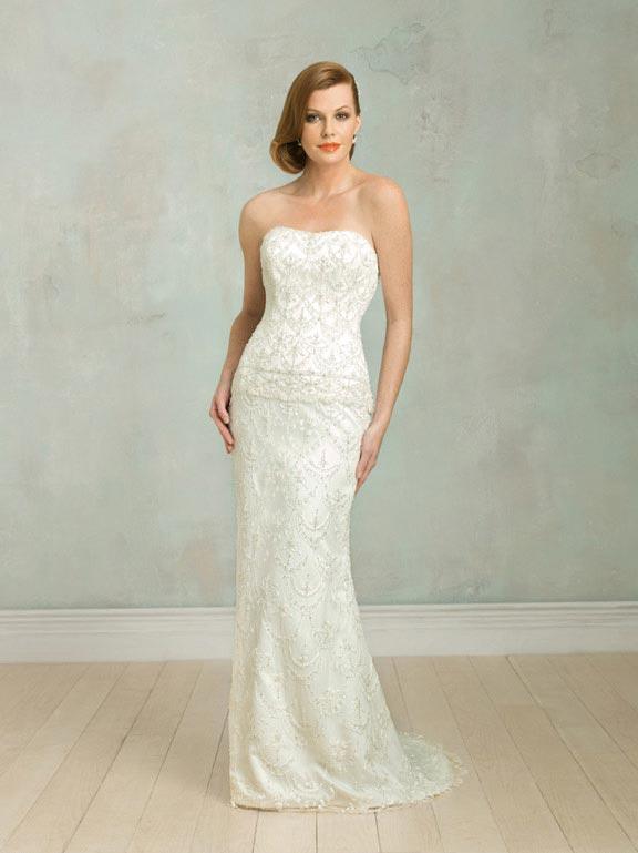 Vintage Sheath Wedding Dresses 2