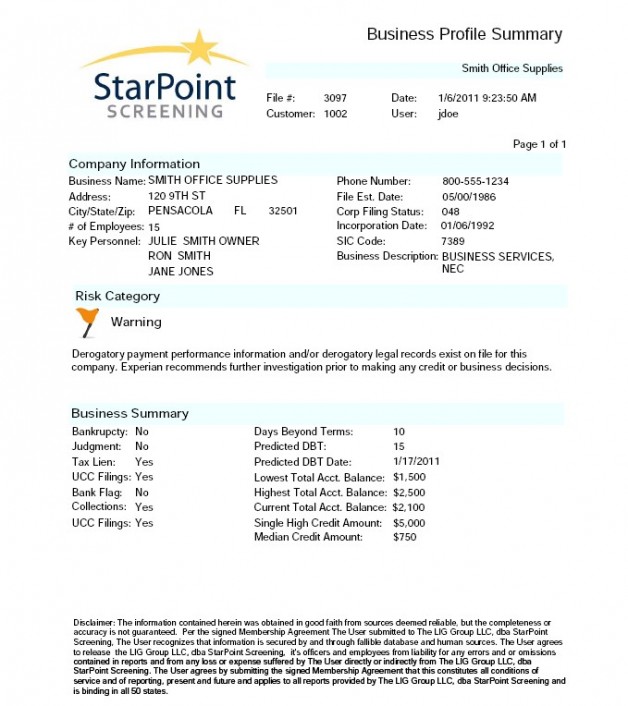 StarPoint Tenant Screening Offers the Experian Business 