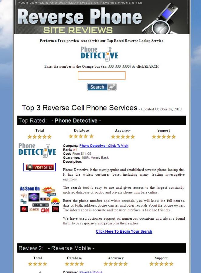 cell number directory