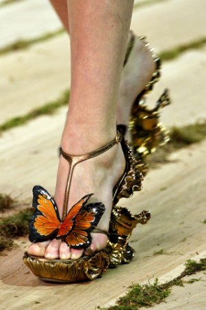 Alexander McQueen Butterfly Shoe Collection Stylert com 