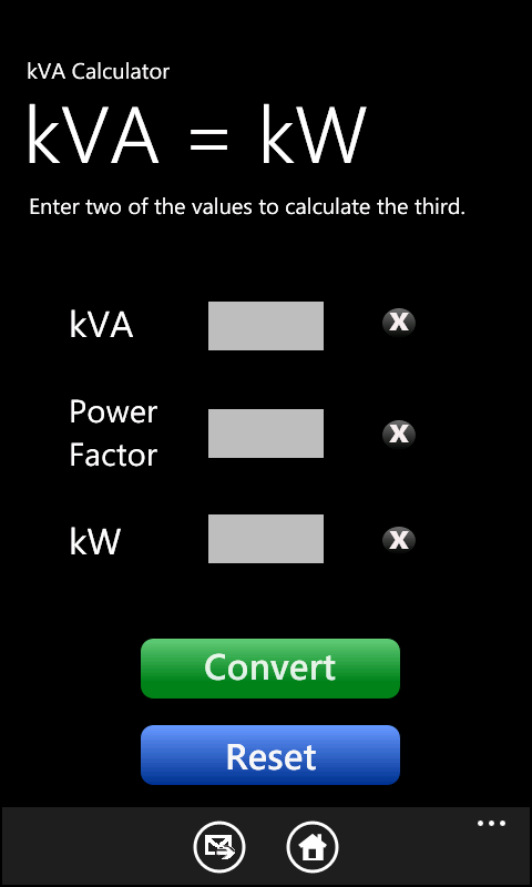 Kw To Amps Conversion Chart