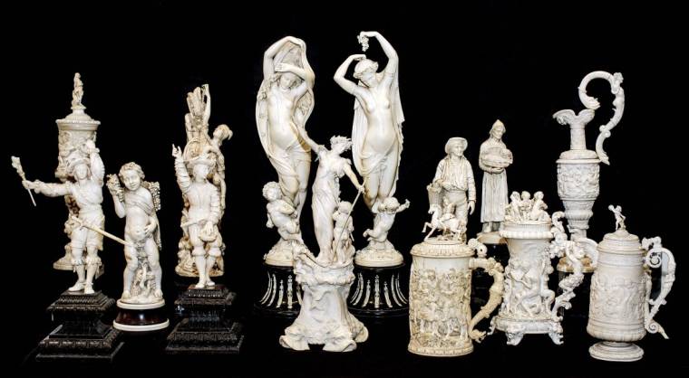 European ivory, furniture by Francoise Linke, Galle vases to headline A. B.  Levy's auction, Mar. 30 -- A. B. Levy's | PRLog