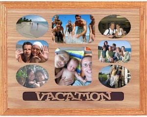 cherish summer vacation photos in a location specific vacation photo frames