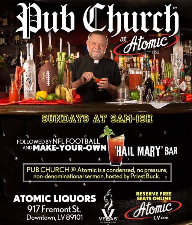 Image result for church in a bar