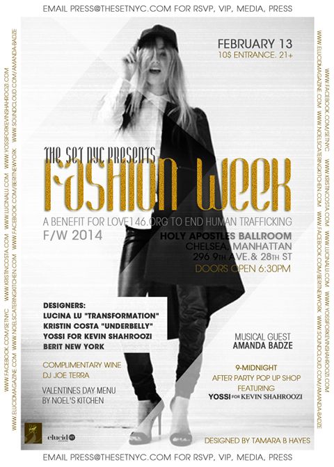 Fashion Week Benefit F/W2014: Lucina Lu, Autumn Lin, Kristin Costa ...