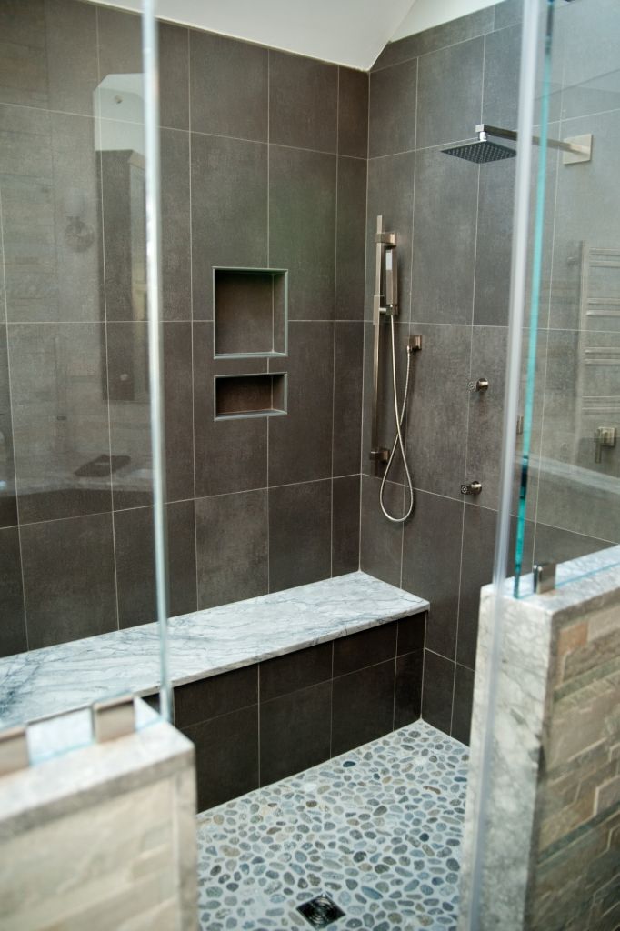 custom built shower