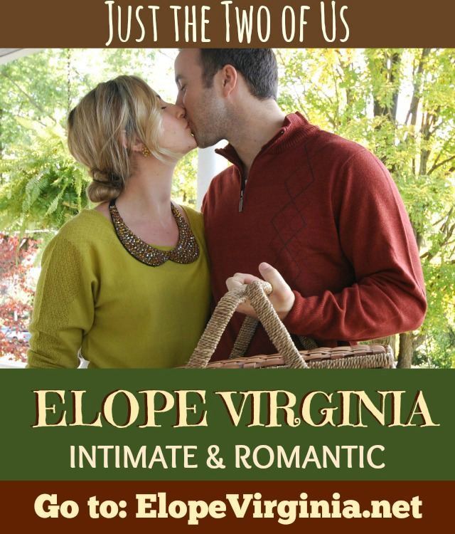 Romantic Elopements in Virginia just $649+tax!