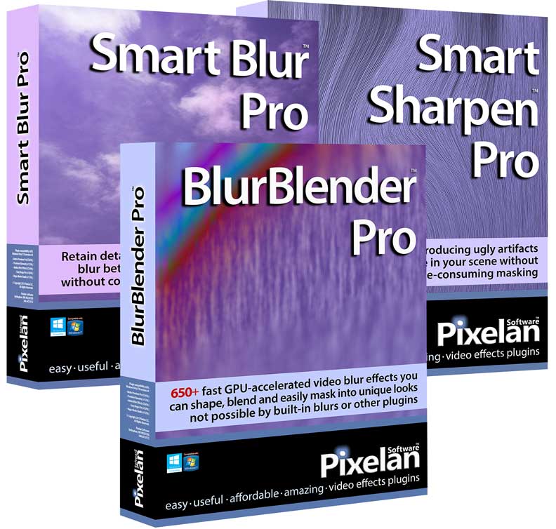 Pixelan's BlurSharpen Tools Plugins Released for Video Editing Hosts