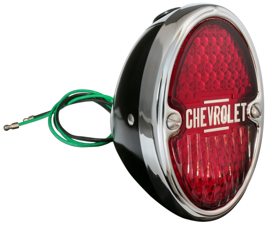 1933-1935 Chevrolet Car LED or Glass Lens Taillight Aaaemblies -- The