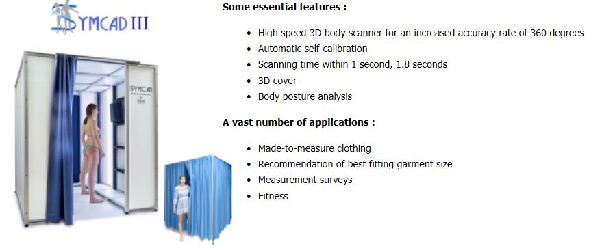 Telmat has just launched in the UK The SYMCAD III 3D Body Scanner ...