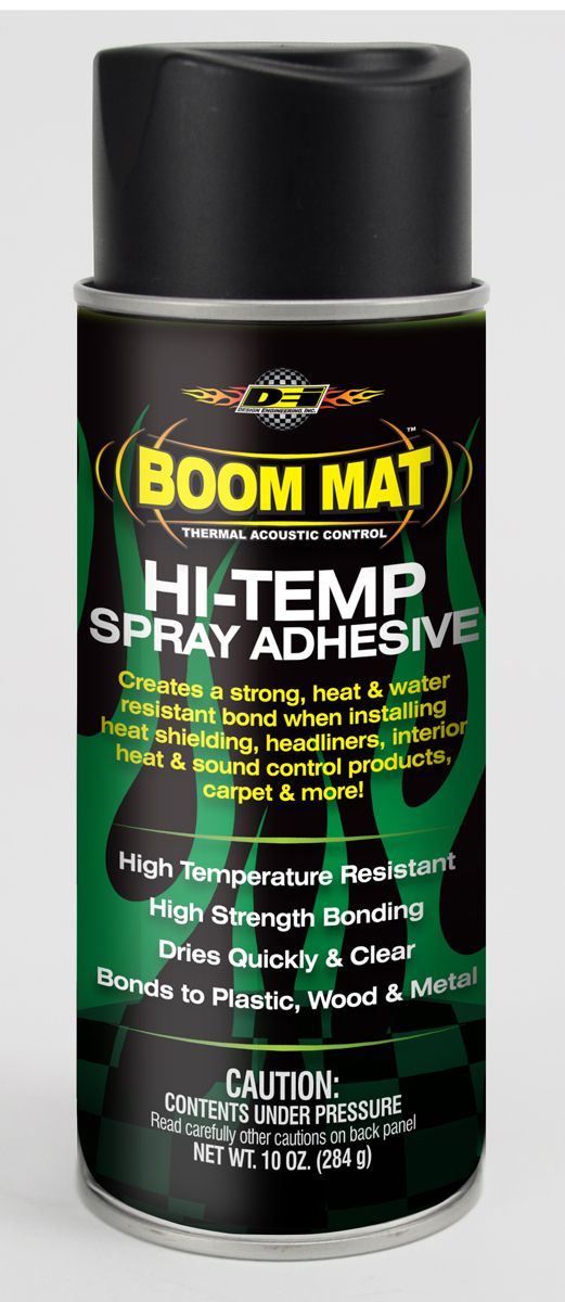 Boom Mat Introduces HiTemp Spray Adhesive Design Engineering Inc. PRLog