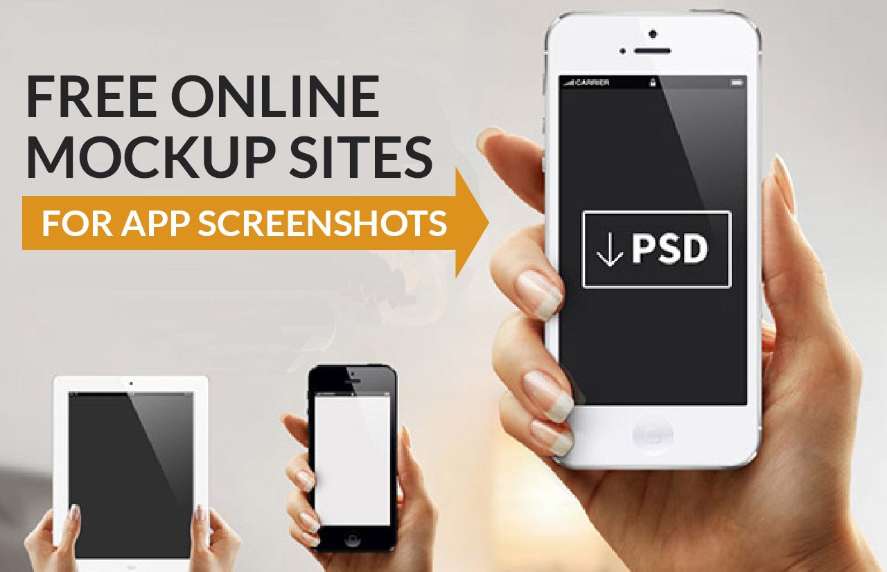 Free online mockup sites to generate eyecatchy screenshots for mobile ...