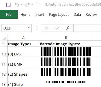 Create 1D and 2D GS1 Barcodes in Microsoft Excel with IDAutomation's ...