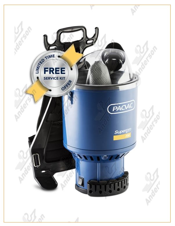 Pacvac offer:  receive a free service kit worth £50 on qualifying purchases