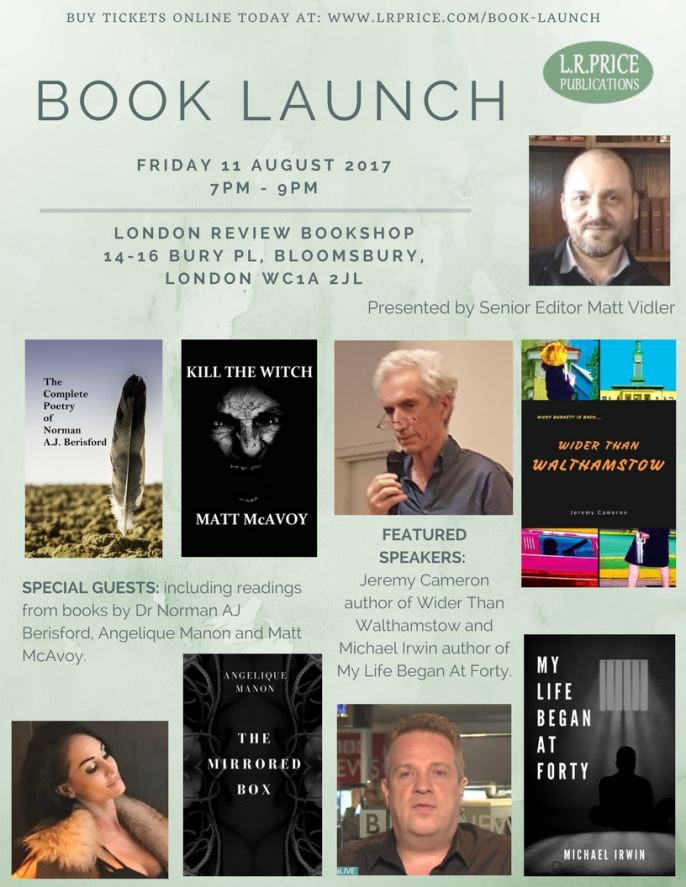 L.R. Price Publications to host book launch at London Review