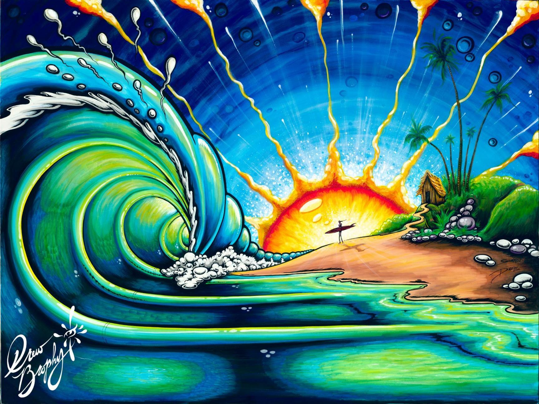 Myrtle Beach Art Museum features Surf Culture artist: Making Waves - A Drew...