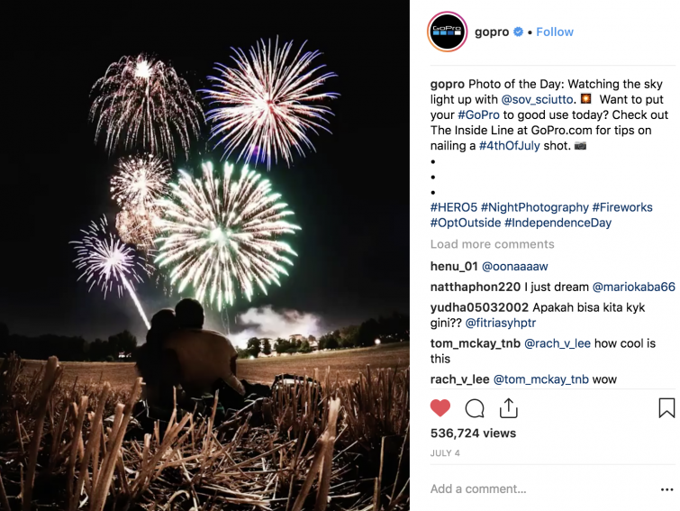 GoPro used Plotaverse to animate Fireworks
