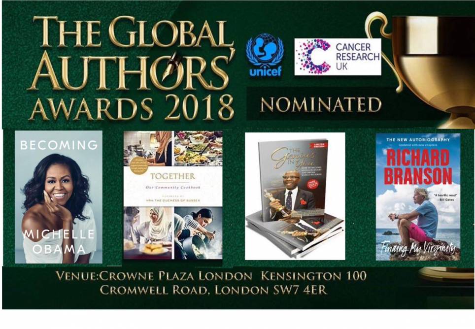 Nominated books for #GlobalAuthorsAwards
