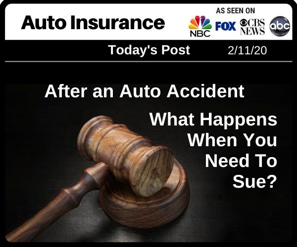 After an Auto Accident What Happens When You Need To Sue? Nevada