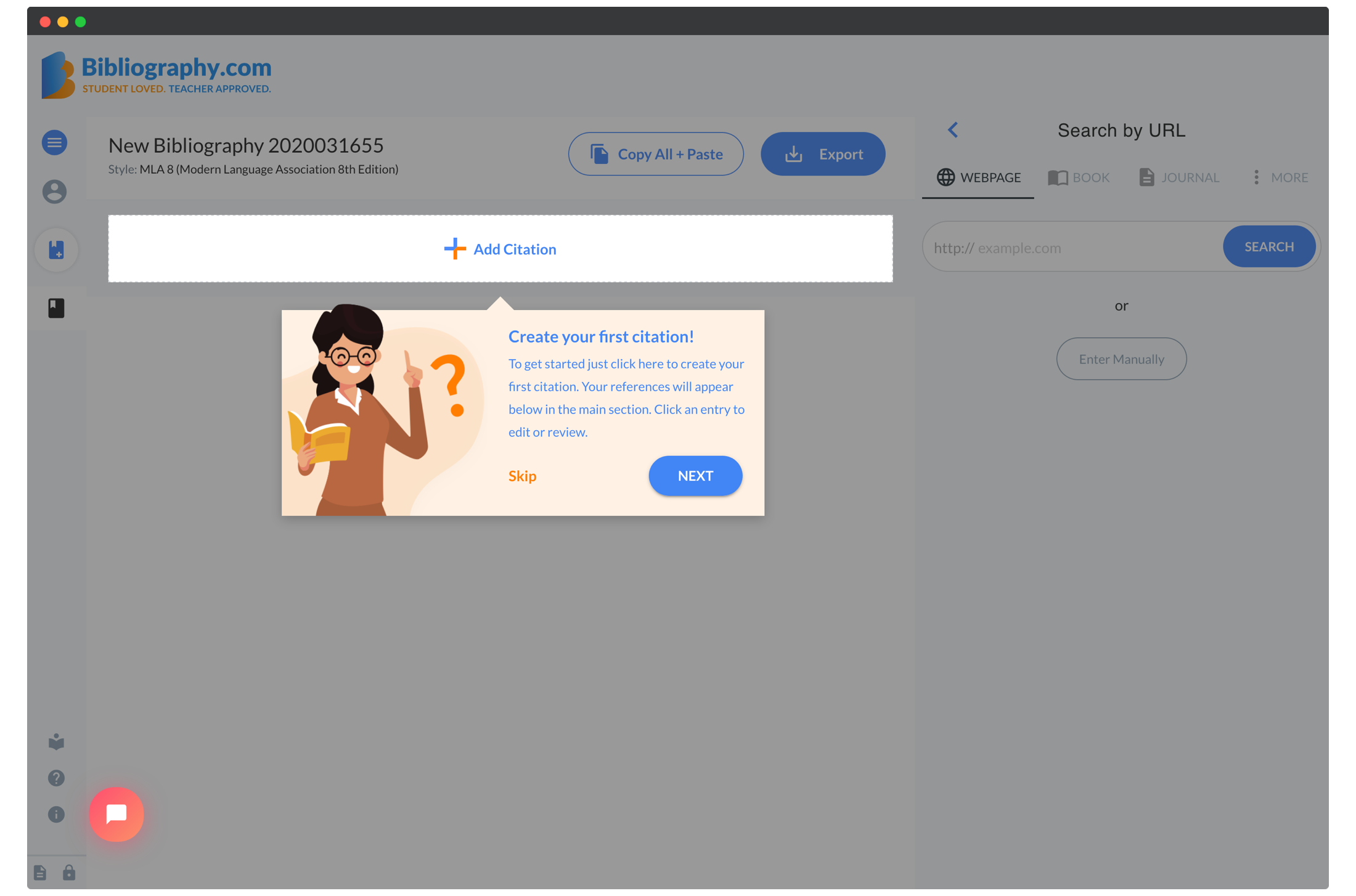 free bibliography generator