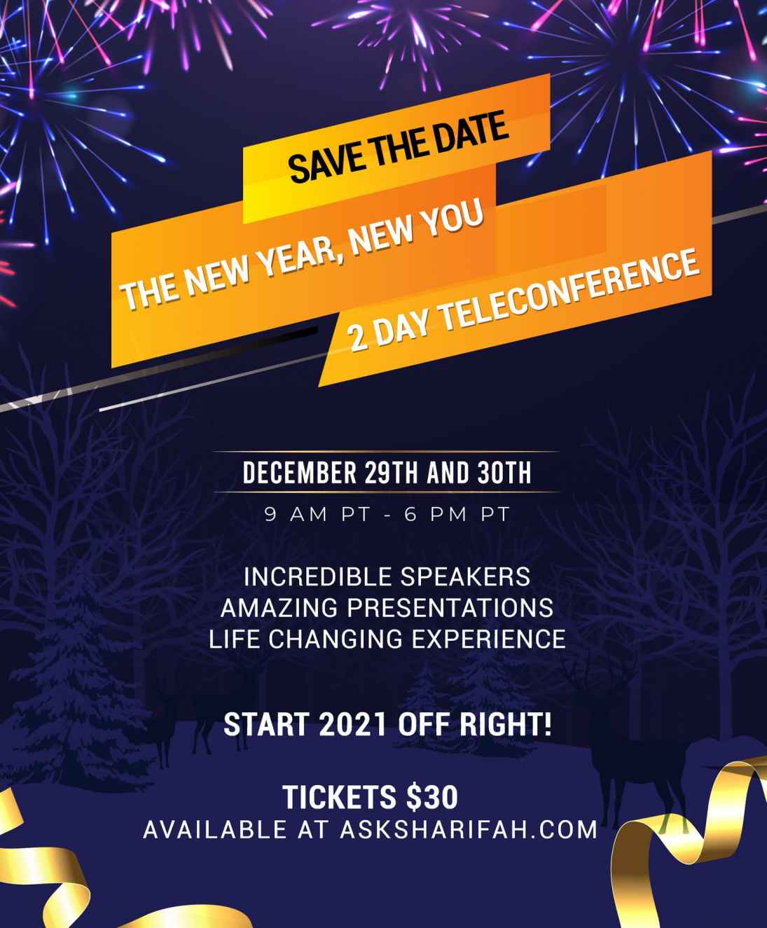 The New Year, New You 2 Day Teleconference