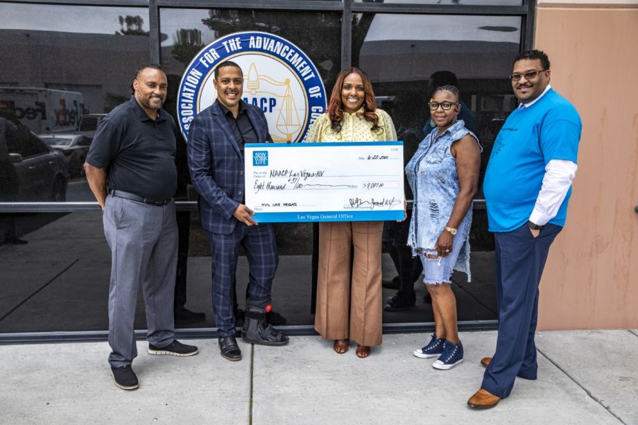 Las Vegas NAACP Receives Donation