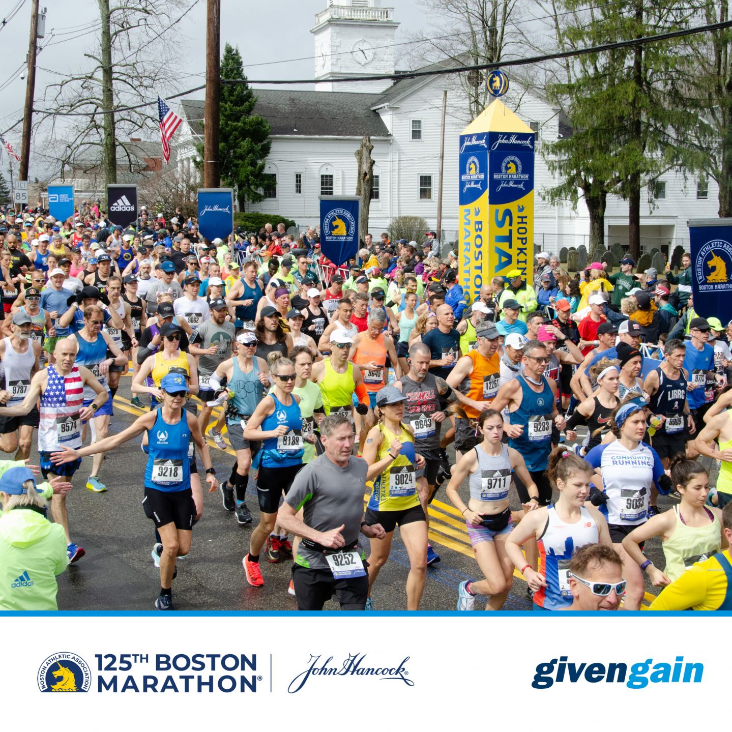 GivenGain has partnered with the Boston Marathon