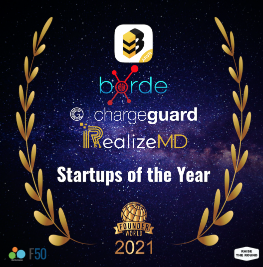 under World announced RealizeMD, Chargeguard, BuzzAR, Borde, as Startup of the Year 2021