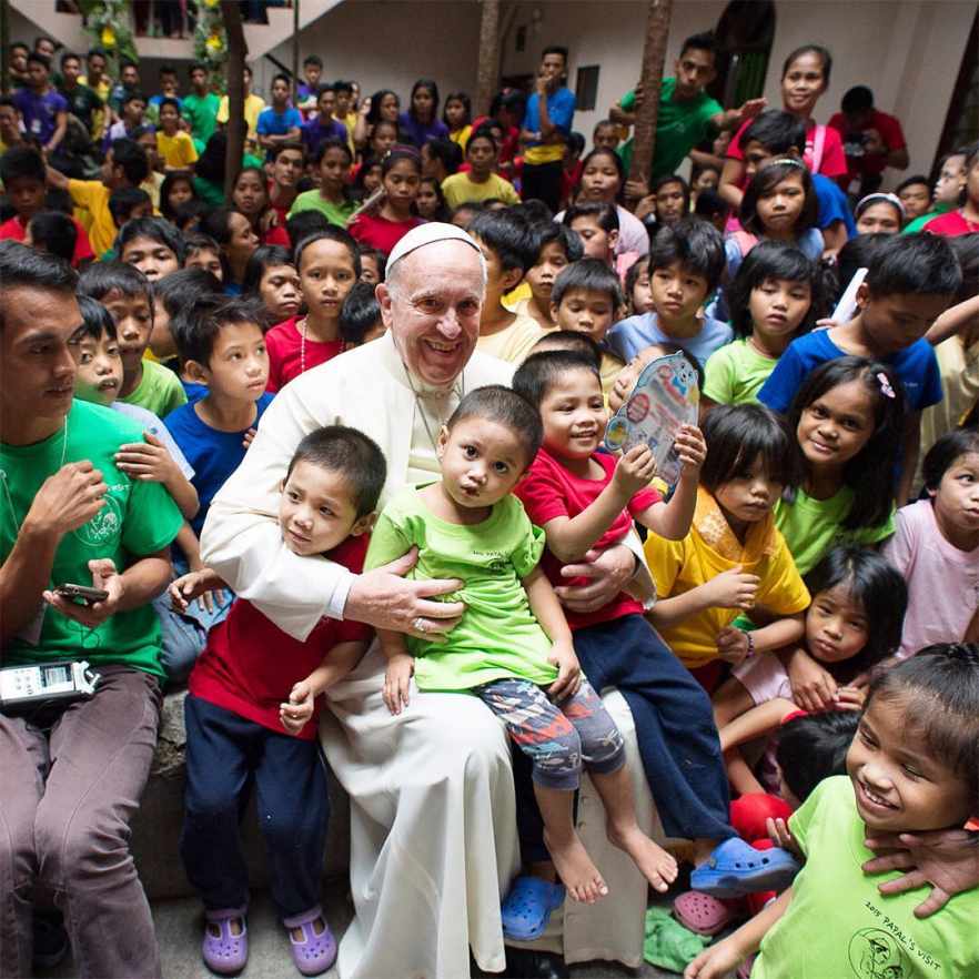 Pope Francis and Children
