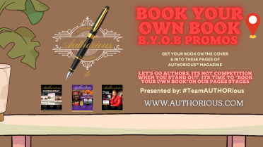 B.Y.O B. Book Your Own Book Promo Authorious.com