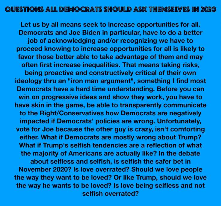 Questions Jose Franco Asked Democrats In 2019